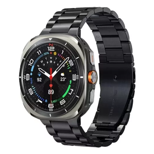 Mybandz 65042 space fém óraszíj-fekete-narancs/samsung galaxy watch ultra