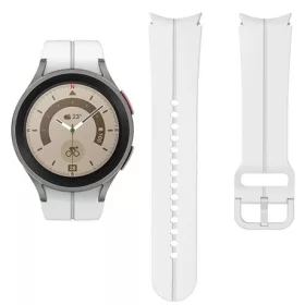   Mybandz 40421 sportos szilikon óraszíj galaxy watch 4-5 /fehér-rés nélkül/ 20mm