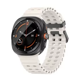   Mybandz 65038 waves szilikon szíj-fehér/samsung galaxy watch ultra