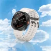 Mybandz 65038 waves szilikon szíj-fehér/samsung galaxy watch ultra