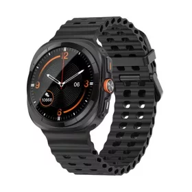   Mybandz 65035 waves szilikon szíj-fekete/samsung galaxy watch ultra