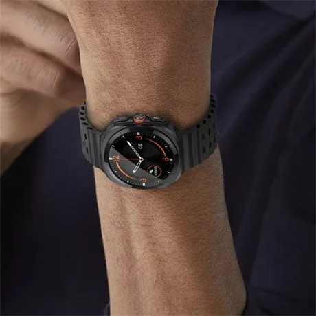 Mybandz 65035 waves szilikon szíj-fekete/samsung galaxy watch ultra