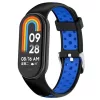 Mybandz 19010 mi band 8-lélegző szilikon óraszíj/fekete-kék