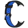Mybandz 19010 mi band 8-lélegző szilikon óraszíj/fekete-kék