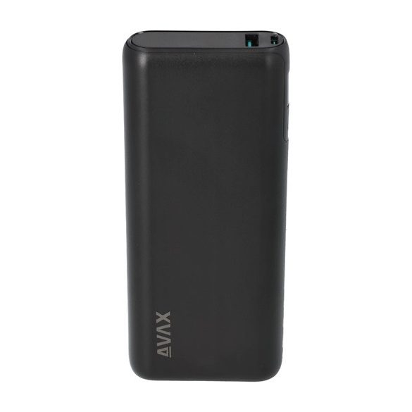 AVAX PB202B VITALITY PD/Type C 65W+QC 18W gyorstöltő Powerbank 20.000mAh, fekete