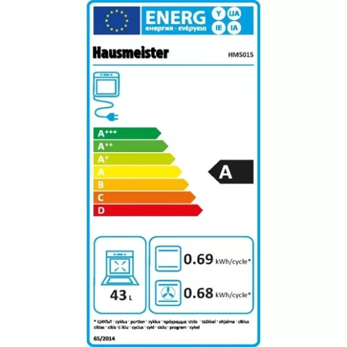 Hausmeister HM5015 tűzhely kombinált fekete