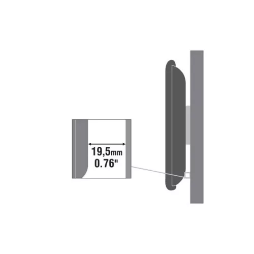 SBOX PLB-2222F 23"-42" fix fali konzol - Fekete