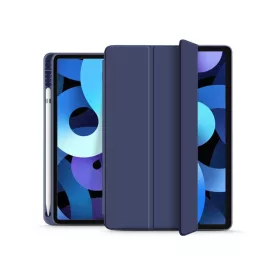   Apple iPad Air 4 (2020)/iPad Air 5 (2022) 10.9 tablet tok (Smart Case) on/off   funkcióval, Apple Pencil tartóval -Tech-Protect - sötétkék (ECO csomagolás)