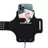 Univerzális kartok sportoláshoz, max. 6,5nquot, méretű készülékekhez - Universal Sport Armband - fekete/zöld (ECO csomagolás)