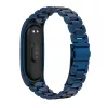 Xiaomi Mi Smart Band 5/Mi Smart Band 6 aktivitásmérőhöz fém szíj rozsdamentes acélból - kék