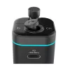 Bluetooth FM-transmitter/szivargyújtó töltő - USB +Type-C + MP3 + TF/microSD    kártyaolvasó + QC3.0 - C72 Pro Car Charger FM-Transmitter - fekete
