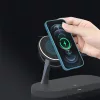 Tech-Protect Qi univerzális vezeték nélküli töltő állomás - 15W - Tech-Protect  A12 3in1 Wireless Charger for Phone + Watch + Earphone - fekete