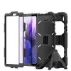 Samsung T220/T225 Galaxy Tab A7 Lite 8.7 ütésálló tablet tok 360 fokos          védelemmel, kijelzővédő üveggel - Tech-Protect Survive - fekete (ECO csomagolás)