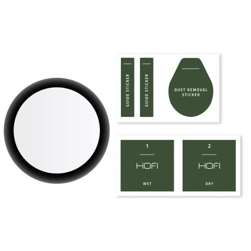 HOFI Hybrid Glass üveg képernyővédő fólia - OnePlus Watch - fekete