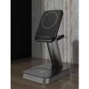 Tech-Protect Qi univerzális vezeték nélküli töltő állomás - 15W - Tech-Protect  W68 3in1 Wireless Charger for Phone + Watch + Earphone - fekete