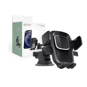   Univerzális műszerfalra/szélvédőre helyezhető PDA/GSM autós tartó - Tech-Protect Universal Dash and Windshield Car Mount V2 - fekete
