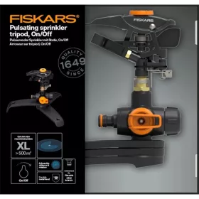 Fiskars 1027050 pulzáló esőztető, tripod talp, beki