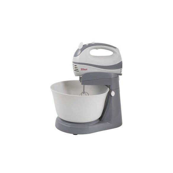 Zilan ZLN8419 Kézi mixer keverő tállal - 5 sebesség - turbó - 300W - fehér