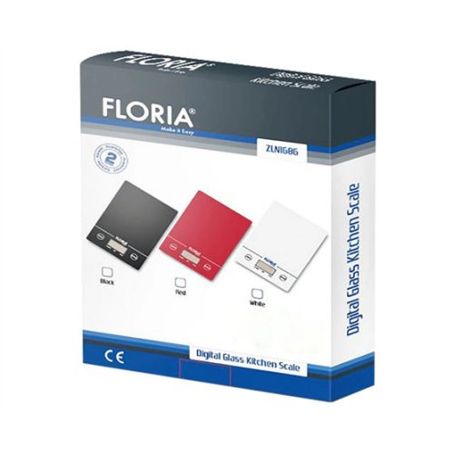 Floria ZLN1686 Digitális konyhai mérleg - fehér