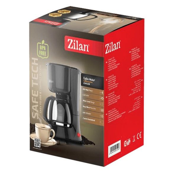 Zilan ZLN3208 Kávéfőző - filteres - 800W - fekete