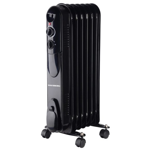 Hausberg hősugárzó olajradiátor - 600-900-1500 W - 7 lamellás - 110 x 580 mm (DA00890)