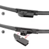 Carguard Ablaktörlő 18"/45 cm - 10 db adapterrel (55738N)