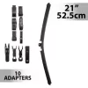 Carguard Ablaktörlő 21"/52,5 cm - 10 db adapterrel (55741N)