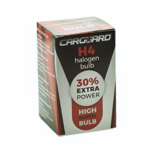 Carguard Halogén izzó - BHA052 - H4 - 12V - 55/60W - +30% fényerő (50739)