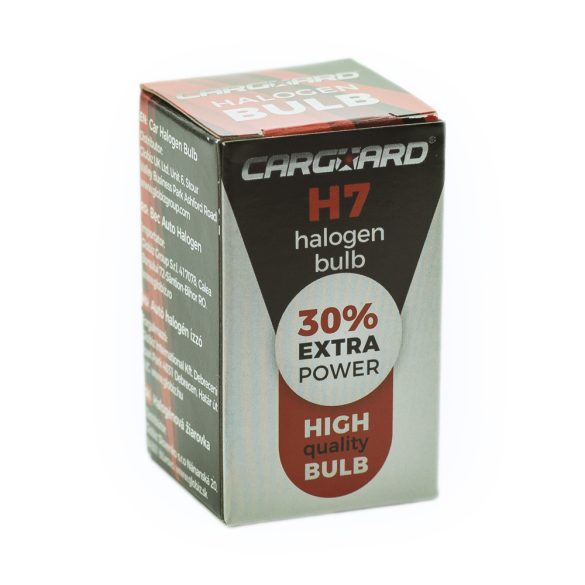 Carguard Halogén izzó - BHA052 - H7 - 12V - 55W - +30% fényerő (50740)