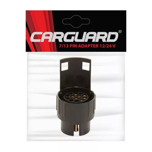 Carguard Utánfutó csatlakozó adapter - 7/13 pólusú - 12/24V (54944)