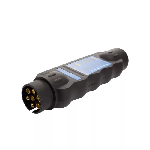 Carguard Utánfutó csatlakozó teszter - 7 pólusú - 12V (54946)
