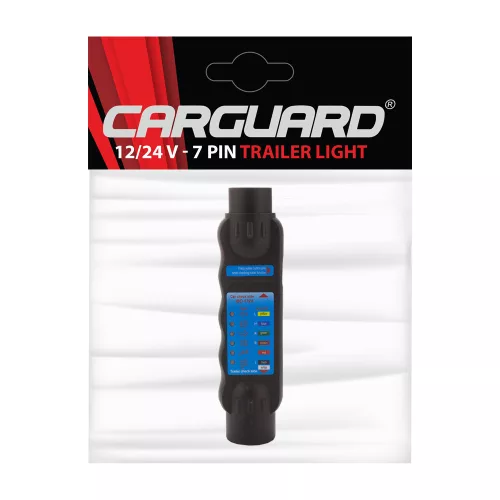 Carguard Utánfutó csatlakozó teszter - 7 pólusú - 12V (54946)