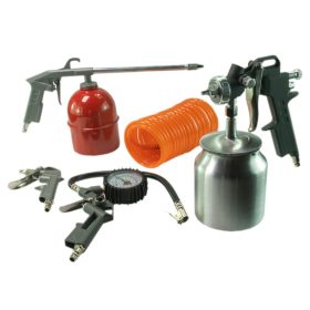   Carguard Általános szerszámkészlet - pneumatikus - levegő-, festék-, olajpisztoly - 5 db-os szett (55805K)