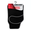 Carguard Univerzális textil autószőnyeg szett - 64 x 44 cm / 44 x 29 cm - fekete, szürke (55834C)