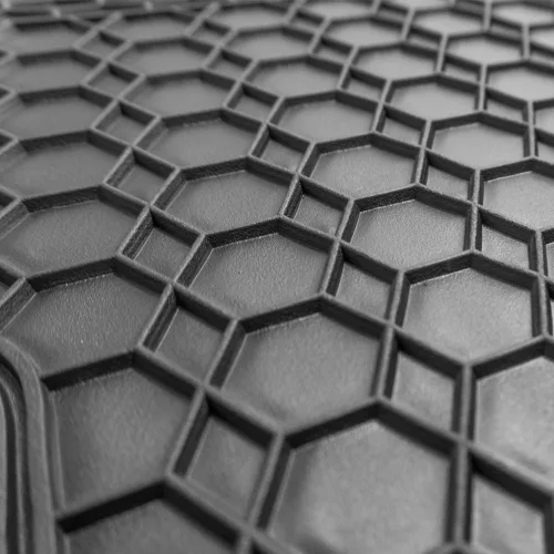 Carguard Univerzális autós gumiszőnyeg szett - 68 x 44 cm, 44 x 34 cm - PVC - fekete (55835A)