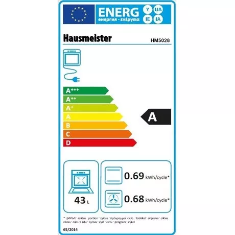 Hausmeister HM5028 tűzhely kerámialapos