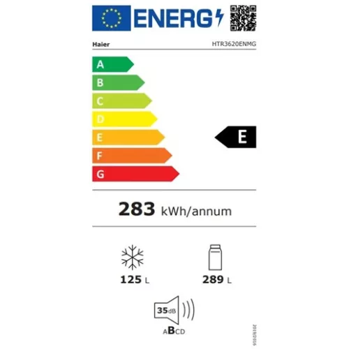 Haier HTR3620ENMG hűtő alulfagyasztós
