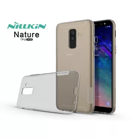   Samsung A605 Galaxy A6 Plus (2018) szilikon hátlap - Nillkin Nature - szürke