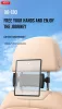 XO univerzális fejtámlára szerelhető telefon/tablet autós tartó 4,7 - 12,9,     méretű készülékekhez - XO C93 Car Rear Seat Tablet Holder - fekete