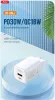 XO hálózati töltő adapter Type-C + USB bemenette + Type-C - Type-C kábel - 30W -XO L96 Quick Charger Suit PD.3.0, QC3.0 - fehér