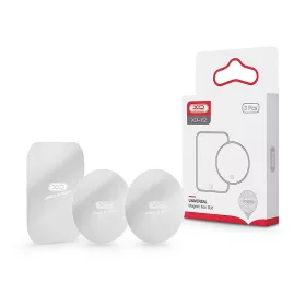   Fém ellenlapka darab mágneses autós tartóhoz - XO Y2 Universal Magnet Iron Suit - 3 db/csomag - ezüst