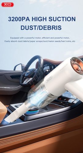 XO vezeték nélküli kézi autóporszívó - XO CZ007 Wireless Handheld Vacuum Cleaner- fehér