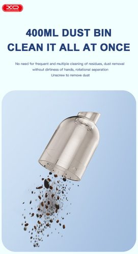 XO vezeték nélküli kézi autóporszívó - XO CZ007 Wireless Handheld Vacuum Cleaner- fehér