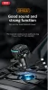 XO Bluetooth FM-transmitter/szivargyújtó töltő - USB + Type-C + MP3/FLAC/APE +  Pendrive/TF-kártyaolvasó - XO BCC07 3in1 Car Charger - fekete