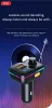 XO Bluetooth FM-transmitter/szivargyújtó töltő - 2xUSB + MP3 + Pendrive         lejátszás + RGB Light + PD25W Fast Charger - XO BCC09 - fekete