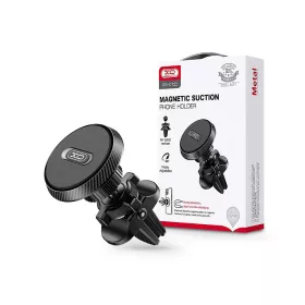   XO univerzális szellőzőrácsba illeszthető mágneses autós tartó - XO C122        Magnetic Suction Phone Holder - fekete