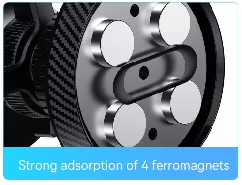 XO univerzális szellőzőrácsba illeszthető mágneses autós tartó - XO C122        Magnetic Suction Phone Holder - fekete