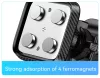XO univerzális szellőzőrácsba illeszthető mágneses autós tartó - XO C123        Magnetic Suction Phone Holder - fekete