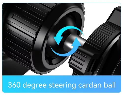 XO univerzális szellőzőrácsba illeszthető mágneses autós tartó - XO C123        Magnetic Suction Phone Holder - fekete