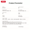 XO GaN hálózati töltő adapter Type-C bemenettel - 65W - XO CE10 PD3.0 + QC3.0 Quick Charger - fehér